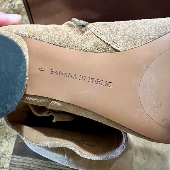 Banana Republic Suede Ankle Boot - Tan - Picture 3 of 7